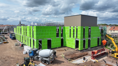 Berwick hospital construction site