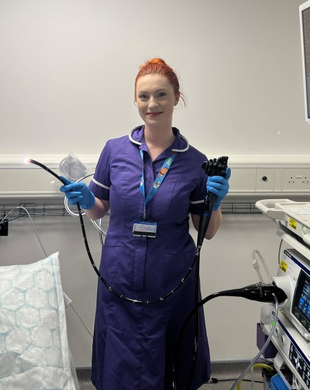 A photo of Barbara Bone in her nurses uniform 