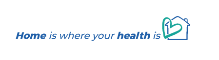 A logo saying 'Home is where your health is'